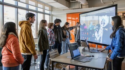 Interactive whiteboard for classroom